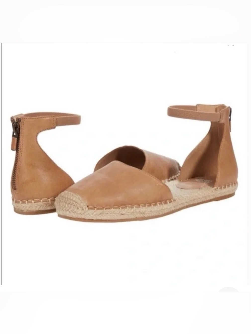 Eileen Fisher Lala Espadrille Flat Tan Honey Shoes Size 8.5